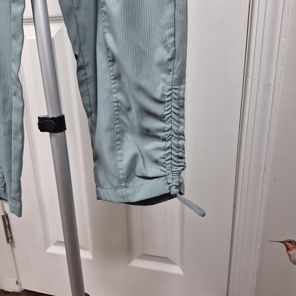 RBX Activewear Ribbed Jogger/Athleisure Pants w Pockets - Seafoam Green Size M - Picture 3 of 8